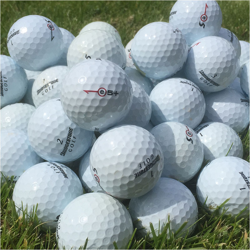 golfbolde i modellen e 5 fra Bridgestone