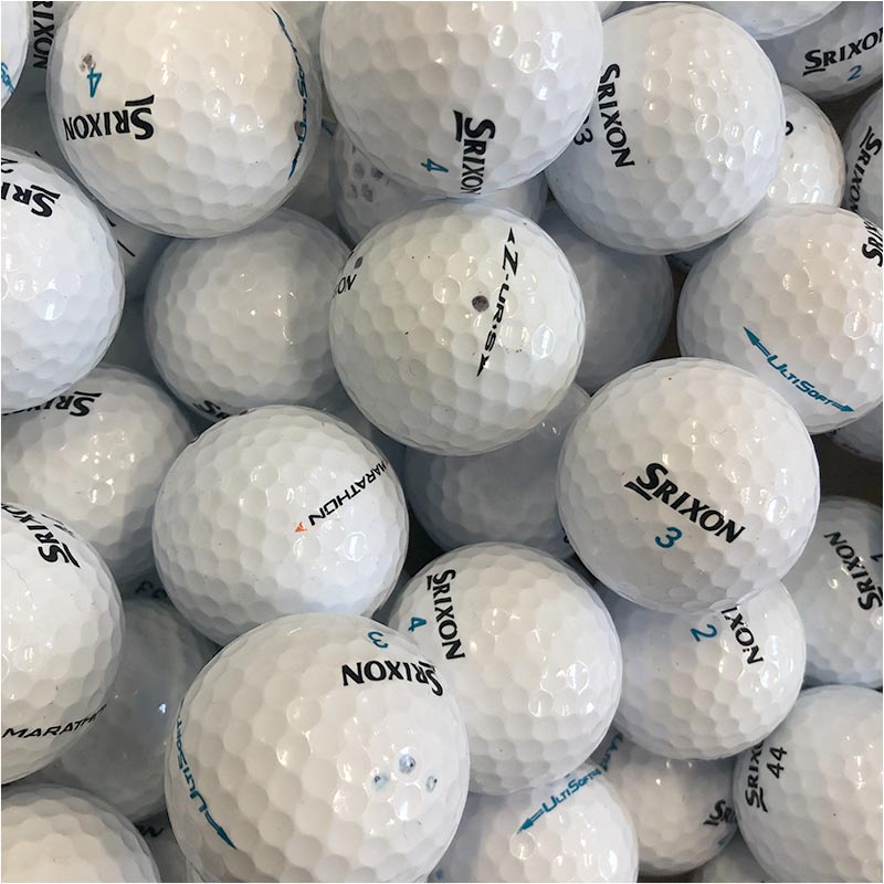 Mix af brugte Srixon golfbolde