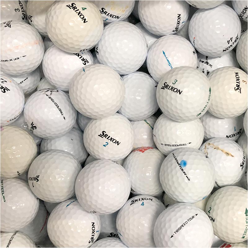 Srixon søbolde i forskellige Srixon mærker