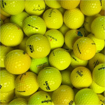 Gule golfbolde Mix