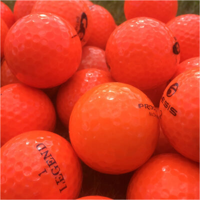 orange vinter golfbolde