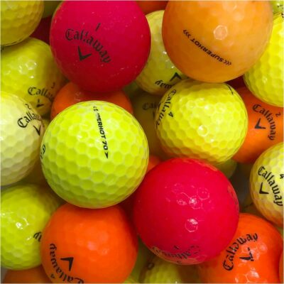 Farvede Callaway Superhot golfbolde