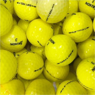 Brugte gule Srixon Soft Feel golfbolde