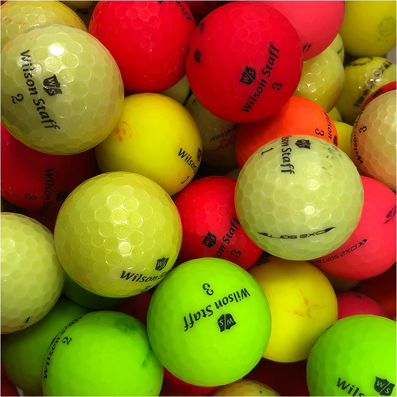Farvede Dx2 Soft golfbolde