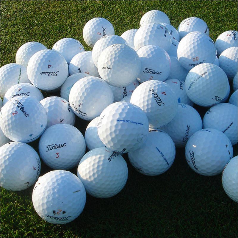 golfbolde i forskellige Titleist modeller