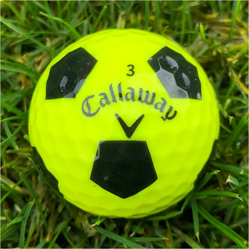 Gul Callaway Truvis golfbold
