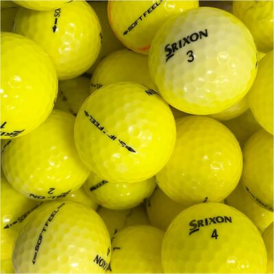 Gule Soft Feel golfbolde