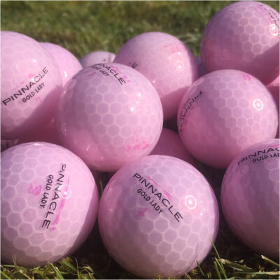 Pink golfbolde pinnacle lady