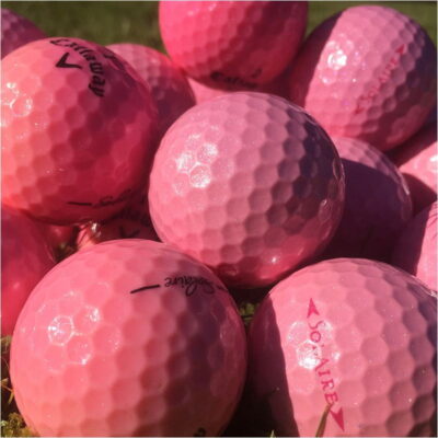 dame golfbolde Callaway solaire pink farve