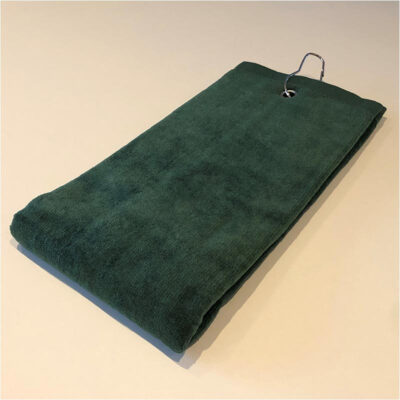 Grøn golfhåndklæde