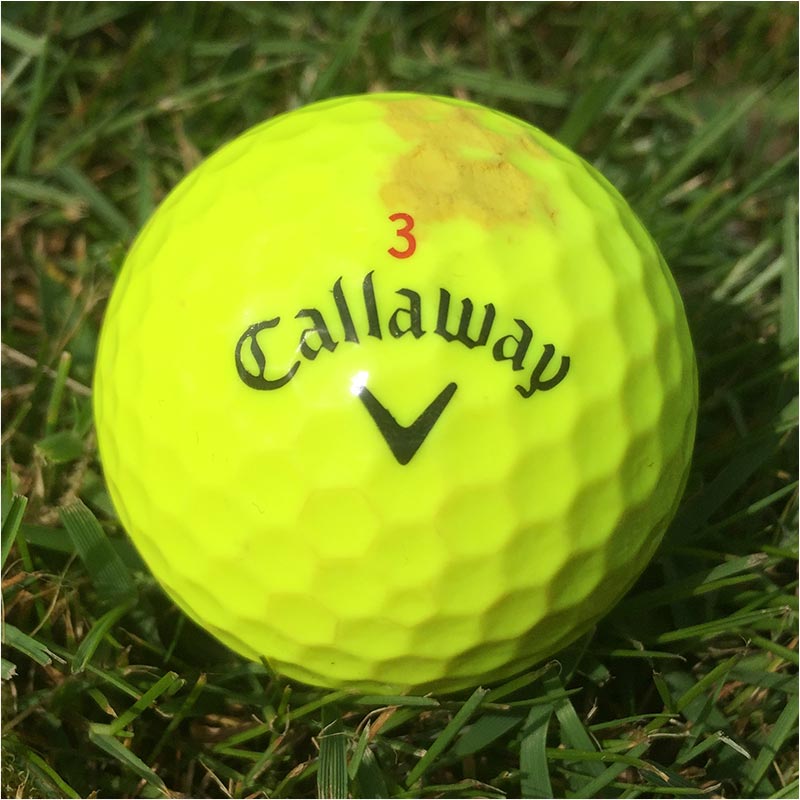 Gule Callaway Chrome Soft golfbolde