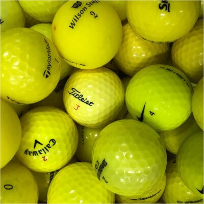 Premium golfbolde gule i Grade A