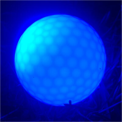 blå lys golfbolde