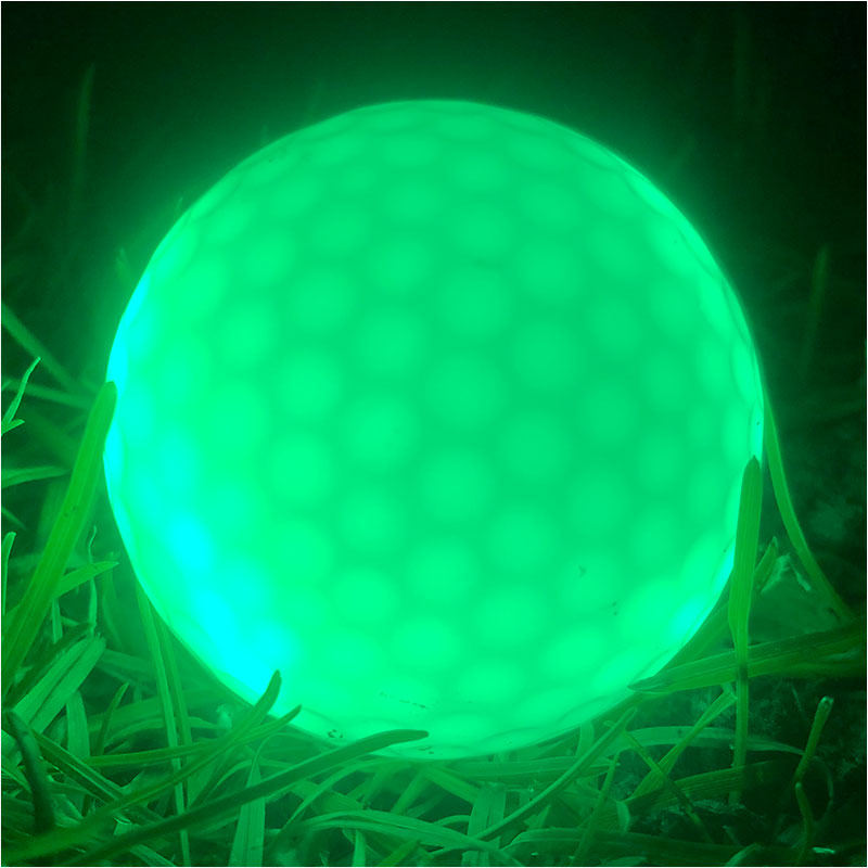 LED golfbolde i grøn farve
