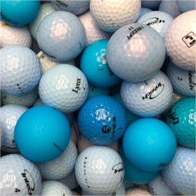 golfbolde i blå farver