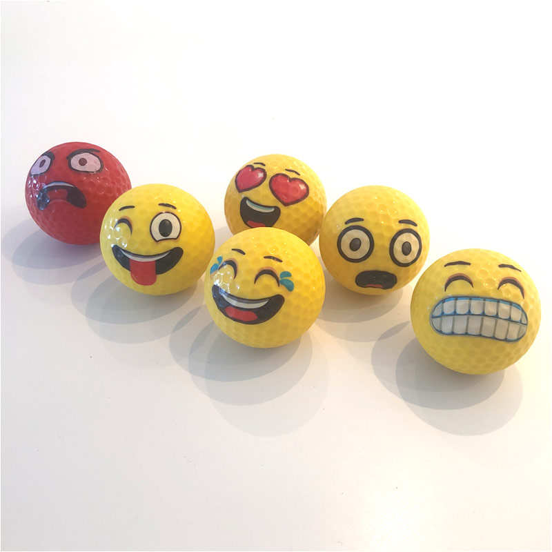 Sjove Emoji golfbolde