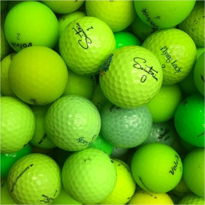 Golfbolde i grøn farve