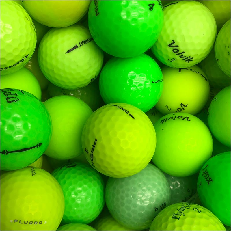 Golfbolde mix - Grøn