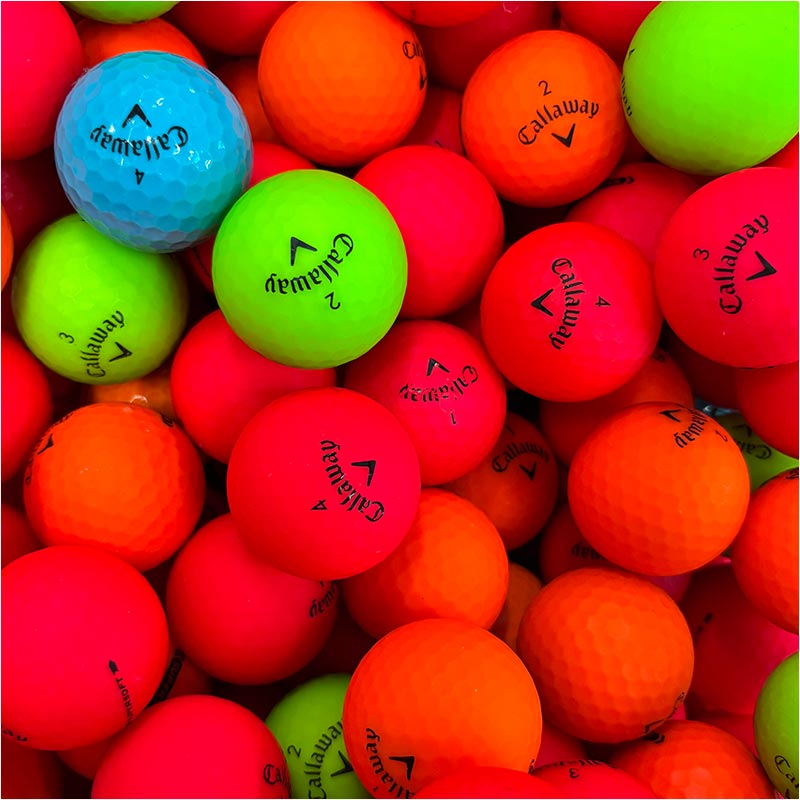 Callaway Supersoft rød orange grøn