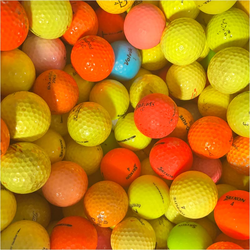 Farve mix golfbolde
