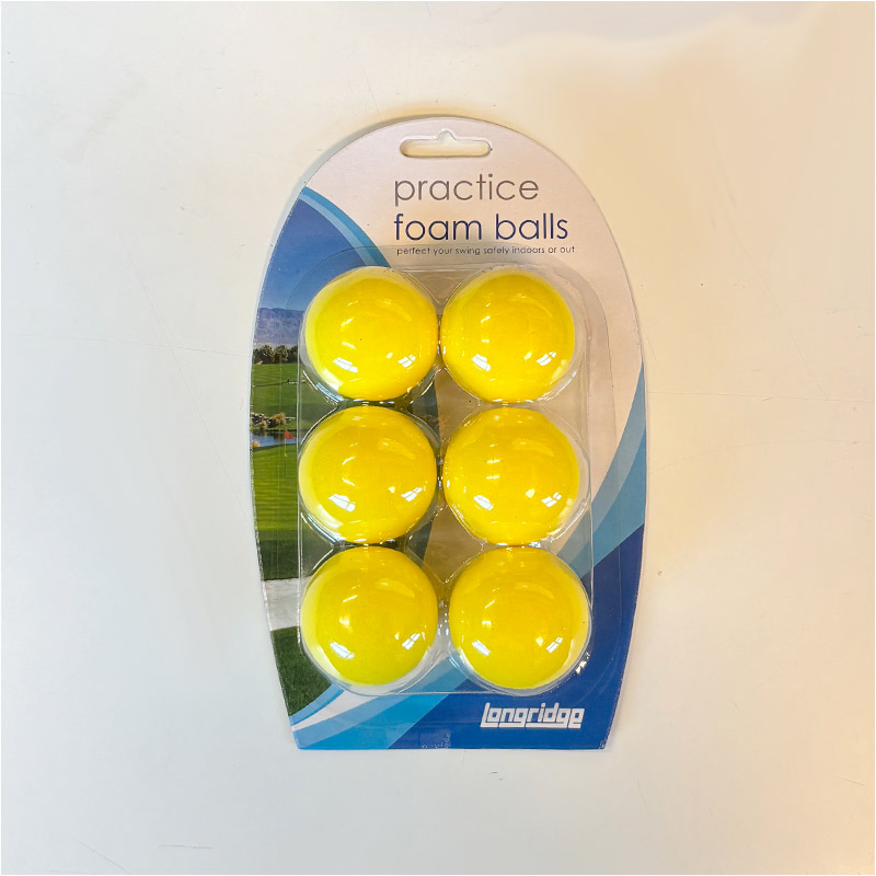 Gule skum bolde 6 stk